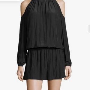 Ramy Brook Black Cold Shoulder Dress